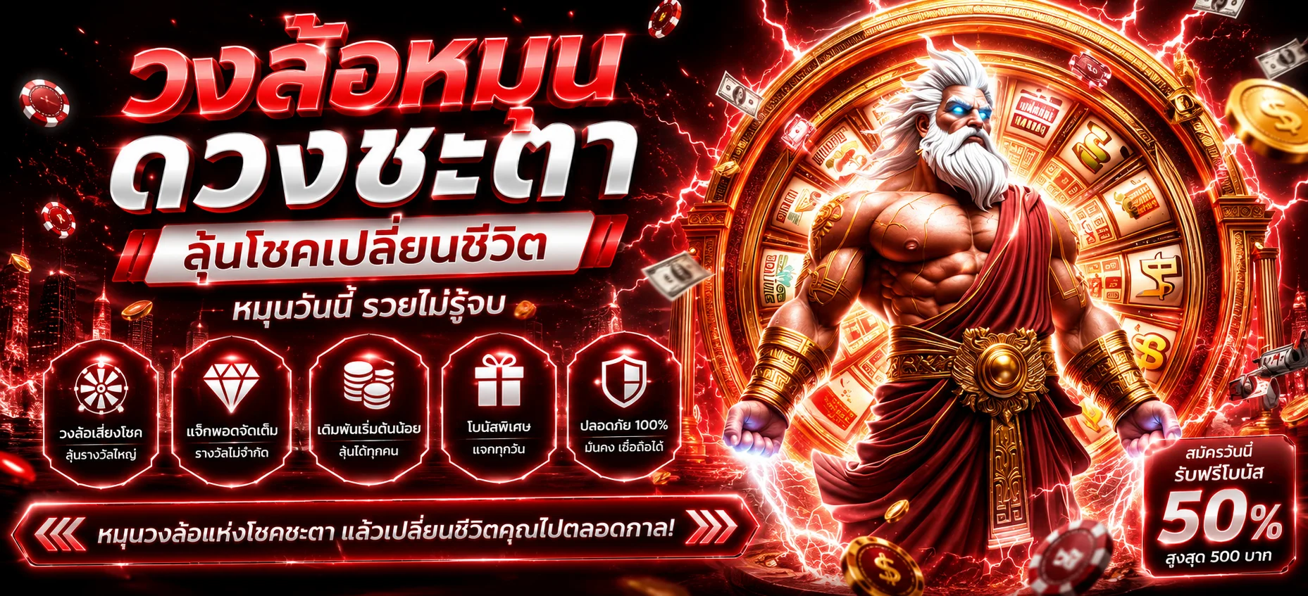 แบนเนอร์หน้าแรก WEPLAYPLUSVVIP เว็บพนันออนไลน์ครบวงจร สล็อต คาสิโน กีฬา